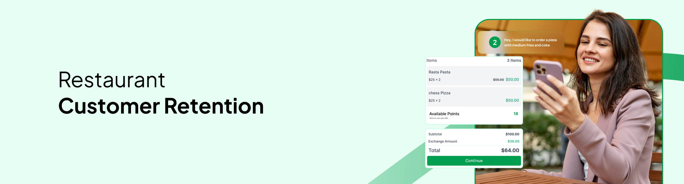 AI food ordering system