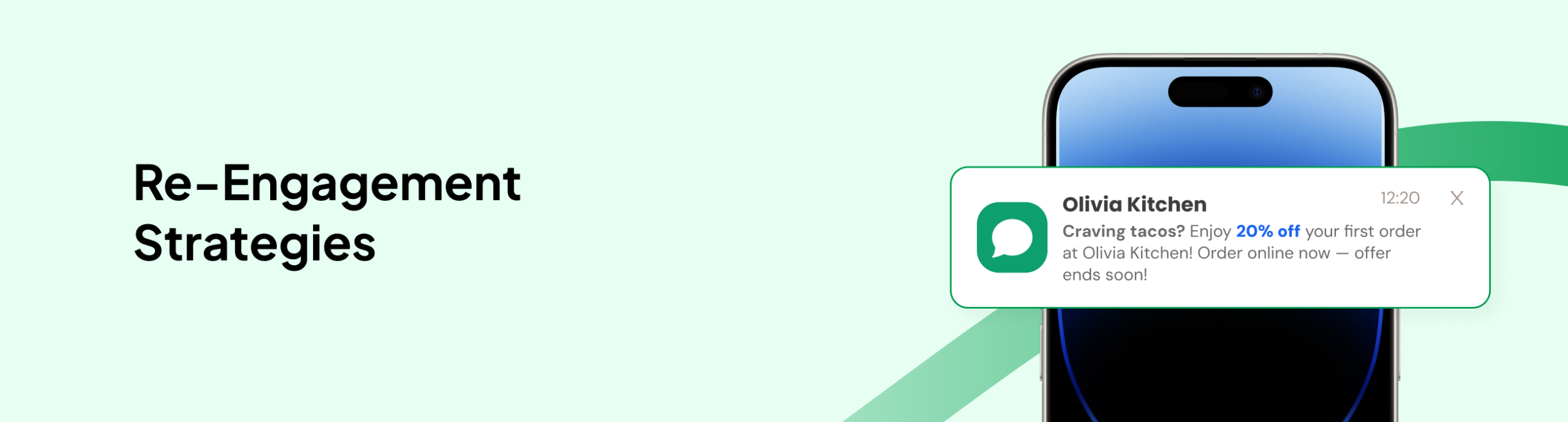 Restaurant push notifications